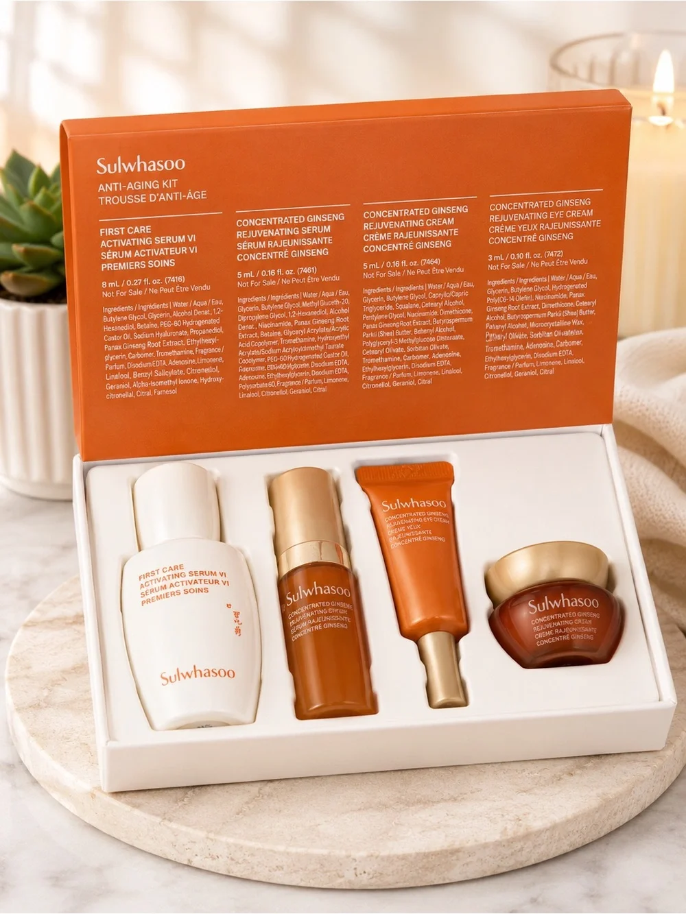 Sulwhasoo Luxury Skincare Discovery Set | Travel Size | New